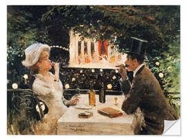 Sticker mural Dîner aux Ambassadeurs - Jean Beraud