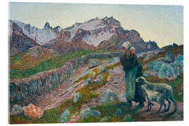 Acrylic print Two mothers - Giovanni Segantini