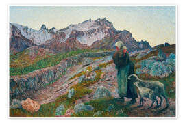 Wandbild Zwei Mütter - Giovanni Segantini