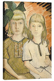 Leinwandbild Helga und Eva - Otto Mueller