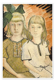Poster Helga und Eva - Otto Mueller