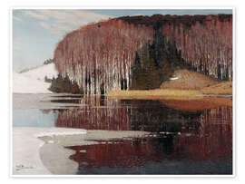 Poster Quellwasser (Maestoso), 1910 - Vilhelms Purvitis