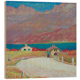 Holzbild Maloja-See, 1913 - Giovanni Giacometti