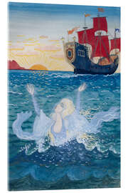 Acrylglasbild Die kleine Meerjungfrau - Lorenz Frølich