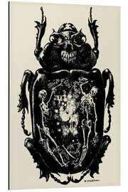 Print på aluminium The Gold-Bug - Illustration from the book by Edgar Allan Poe