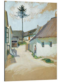 Print på aluminium Village Street, 1920 - Josef Wawra