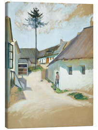 Leinwandbild Dorfstraße, 1920 - Josef Wawra