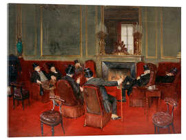 Acrylglasbild At the club, 1904 - Jean Beraud