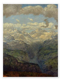 Wandbild Das Lauterbrunnertal, 1904 - Hans Thoma