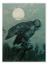 Wandbild Harpye, 1892 - Hans Thoma