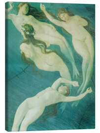 Leinwandbild Meerjungfrauen, 1920 - Josef Wawra