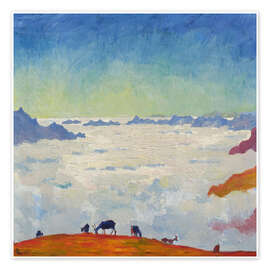 Wandbild Nebelmeer, 1921 - Giovanni Giacometti