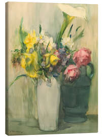 Tableau sur toile Flowers, 1880 - Julian Alden Weir