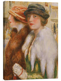Leinwandbild Die Einkäuferinnen - Kenneth Hayes Miller, 1920