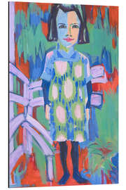 Tableau en aluminium Portrait Bruna, 1924 - Albert Müller