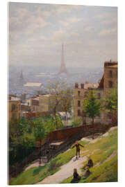 Acrylglasbild Ausschnitt aus dem Panorama von Paris - Ludwik de Laveaux