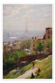 Billede Fragment of the Panorama of Paris - Ludwik de Laveaux, 1893