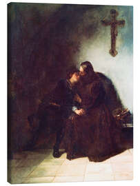 Leinwandbild Der Abschied des Verurteilten - Hans Thoma