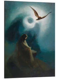 Aluminium print Martyr and crucified, son Helios, 1895 - Karl Wilhelm Diefenbach