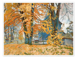 Poster Kirche in Libusza, 1924 - Stanislaus Kamocki