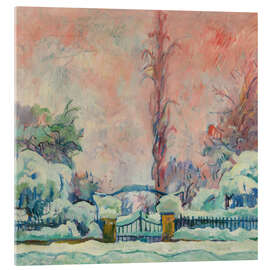 Acrylglasbild Nevicata, Schneefall, 1919 - Giovanni Giacometti