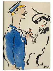 Leinwandbild Zartes Geplänkel, 1915 - Francis Campbell Boileau Cadell