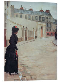Quadro em acrílico Waiting in Rue Chateaubriand, 1890 - Jean Beraud