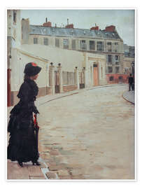 Kunstwerk Waiting in Rue Chateaubriand, 1890 - Jean Beraud