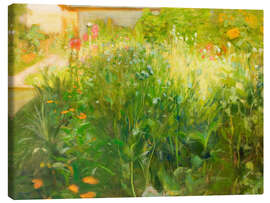 Canvas print Flower Garden, 1900 - Wojciech Weiss