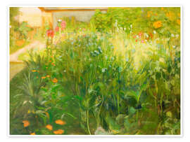 Wandbild Blumengarten, 1900 - Wojciech Weiss