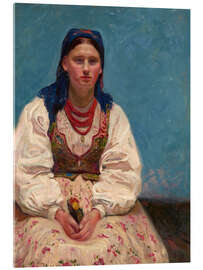 Acrylglasbild Bildnis von Jadwiga Mikołajczykówna - Stanislaus Kamocki