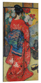 Aluminium print Japanese woman, 1908 - Josef Pankiewicz