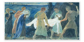 Wandbild Grablegung, 1920 - Josef Wawra