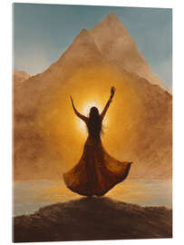 Tableau en verre acrylique Sacred Rhythm - DejaReve