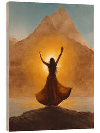 Holzbild Heiliger Rhythmus - DejaReve