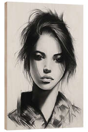 Holzbild Still, Not Silent - Denny Stoekenbroek