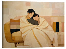 Leinwandbild Ein Moment, der keiner Worte bedarf - DejaReve