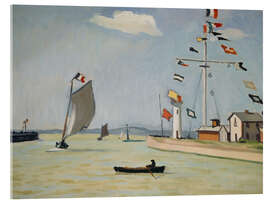 Acrylglasbild Der Hafen von Honfleur, 1911 - Albert Marquet