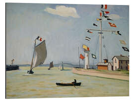 Aluminium print The harbour of Honfleur, 1911 - Albert Marquet
