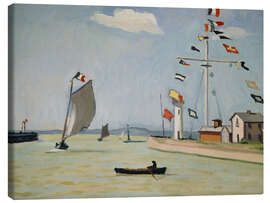 Leinwandbild Der Hafen von Honfleur, 1911 - Albert Marquet