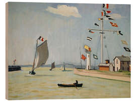 Holzbild Der Hafen von Honfleur, 1911 - Albert Marquet