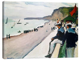 Leinwandbild Am Strand von Fécamp, 1906 - Albert Marquet