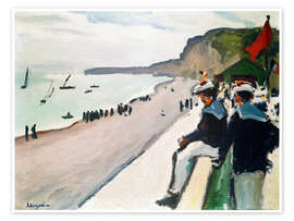 Wandbild Am Strand von Fécamp, 1906 - Albert Marquet