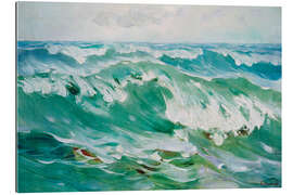 Tableau en plexi-alu Die Welle - Karl Hagemeister