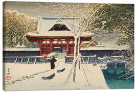 Leinwandbild Schnee im Shiba-Park, 1931 - Kawase Hasui