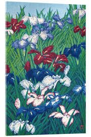 Acrylglasbild Ayame (Lilien), 1929 - Kawase Hasui