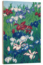 Holzbild Ayame (Lilien), 1929 - Kawase Hasui