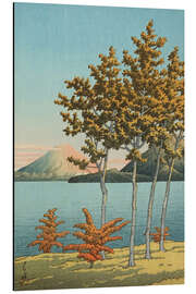 Tableau en aluminium Lake Toya, Hokkaido - Kawase Hasui