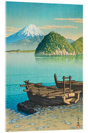 Acrylglasbild Morgen in Mitohama, 1953 - Kawase Hasui
