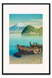 Gerahmter Kunstdruck Morgen in Mitohama, 1953 - Kawase Hasui